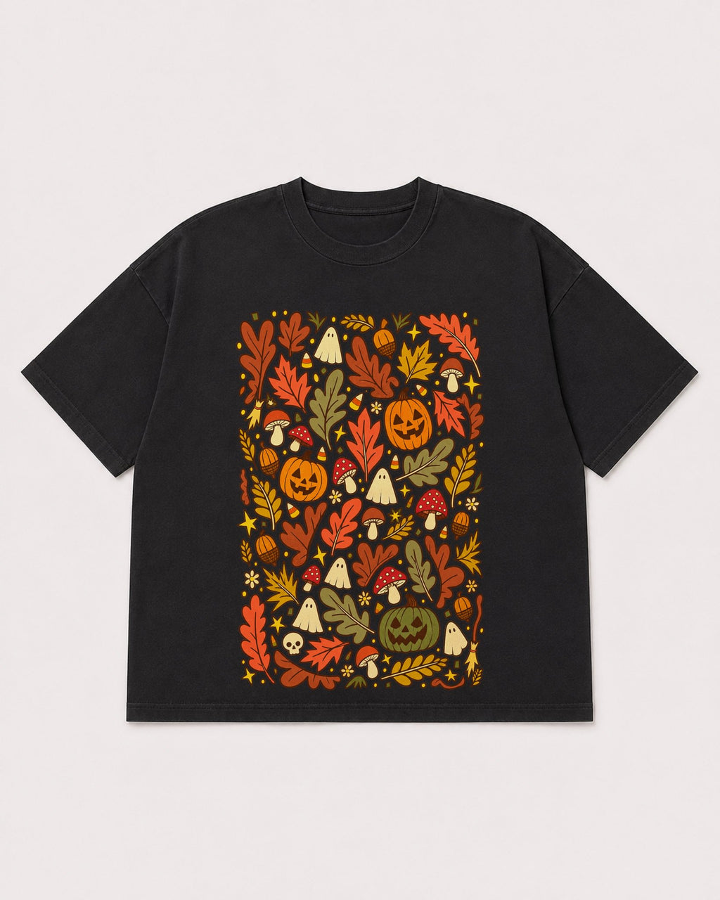 Mockup Boxy Heavyweight Tee Black product
