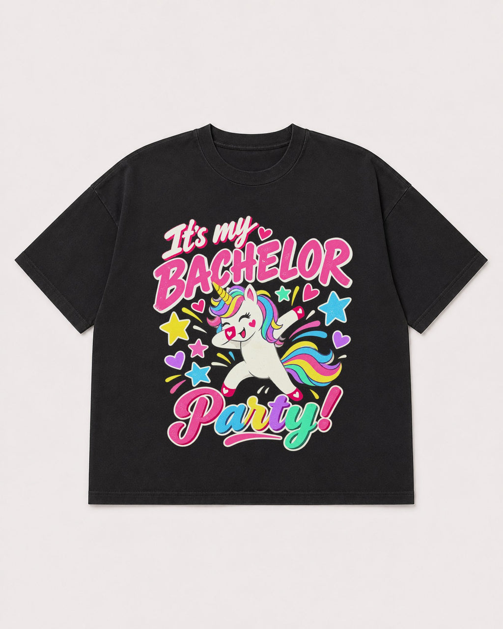 Mockup Boxy Heavyweight Tee Black product