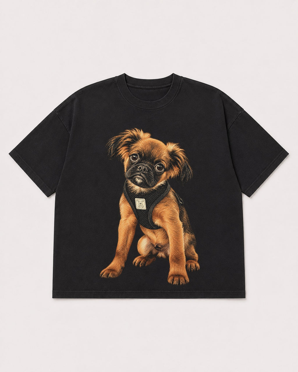 Mockup Boxy Heavyweight Tee Black product
