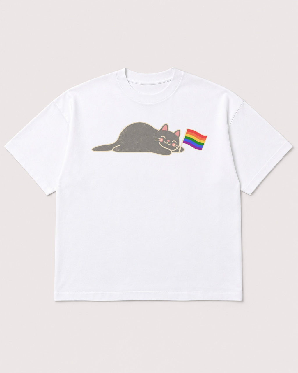 Mockup Boxy Heavyweight Tee White product