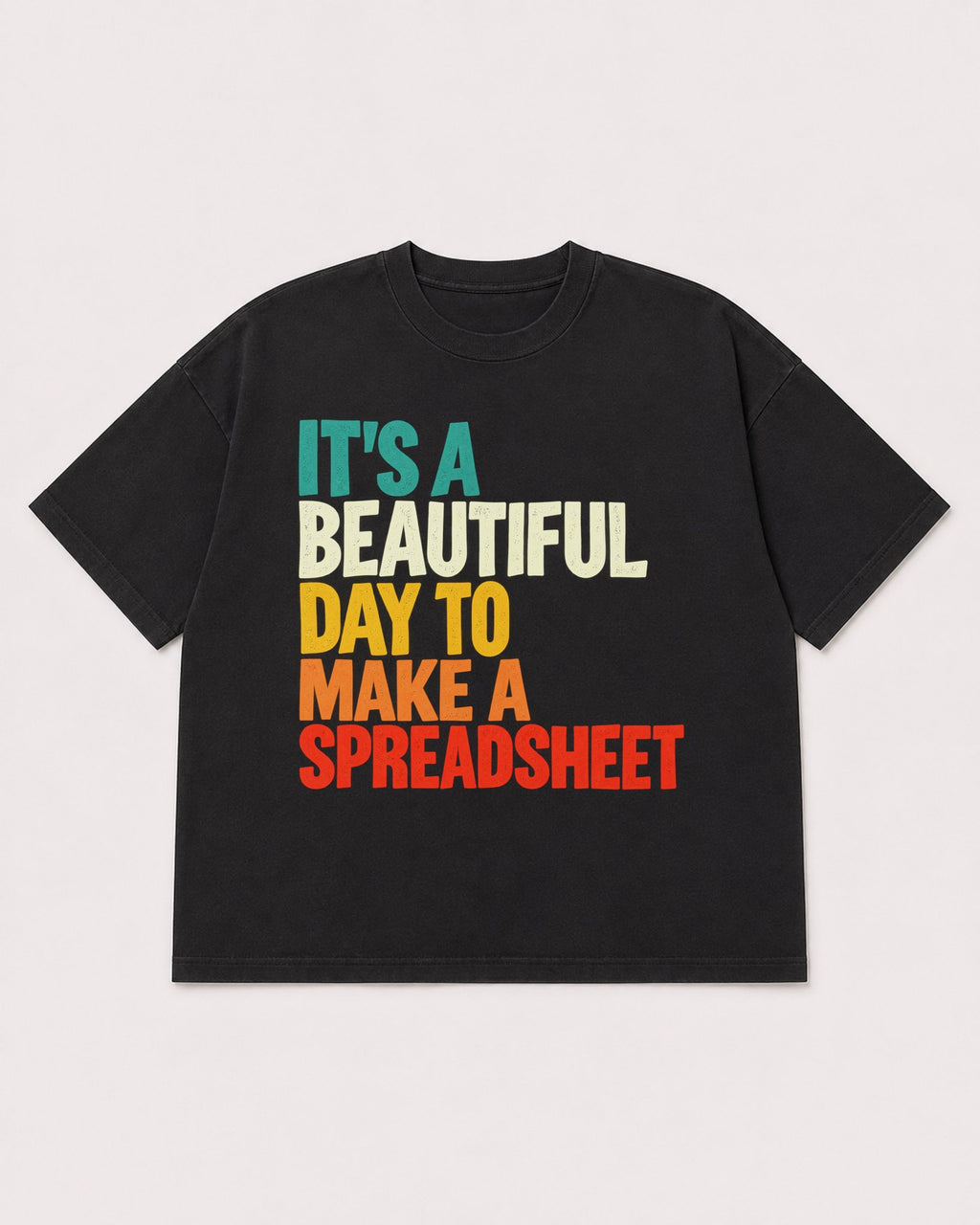 Mockup Boxy Heavyweight Tee Black product