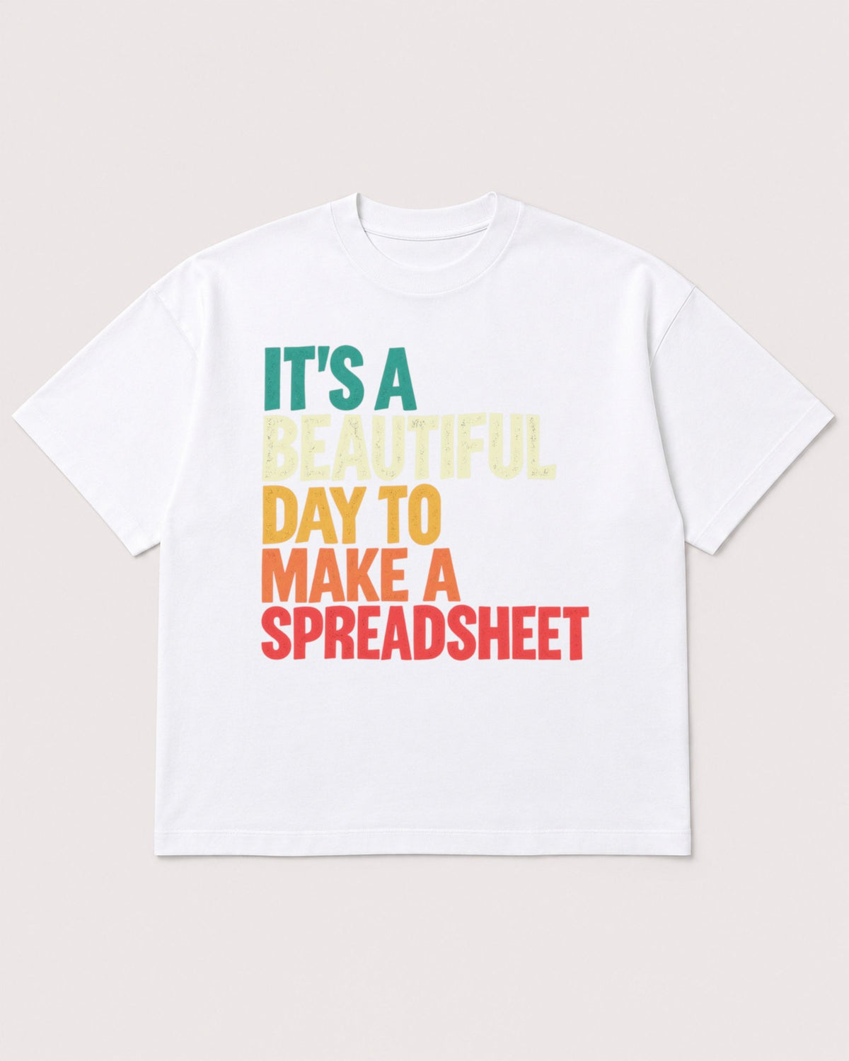 Mockup Boxy Heavyweight Tee White product