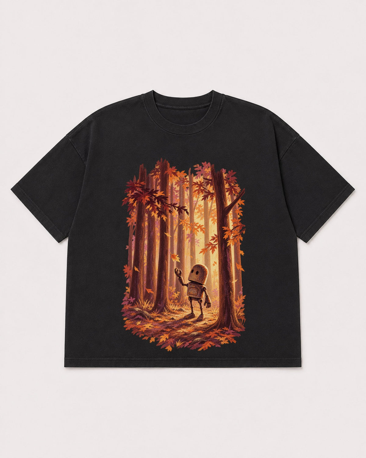 Mockup Boxy Heavyweight Tee Black product