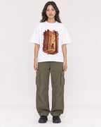Mockup Boxy Heavyweight Tee White female full-body 02