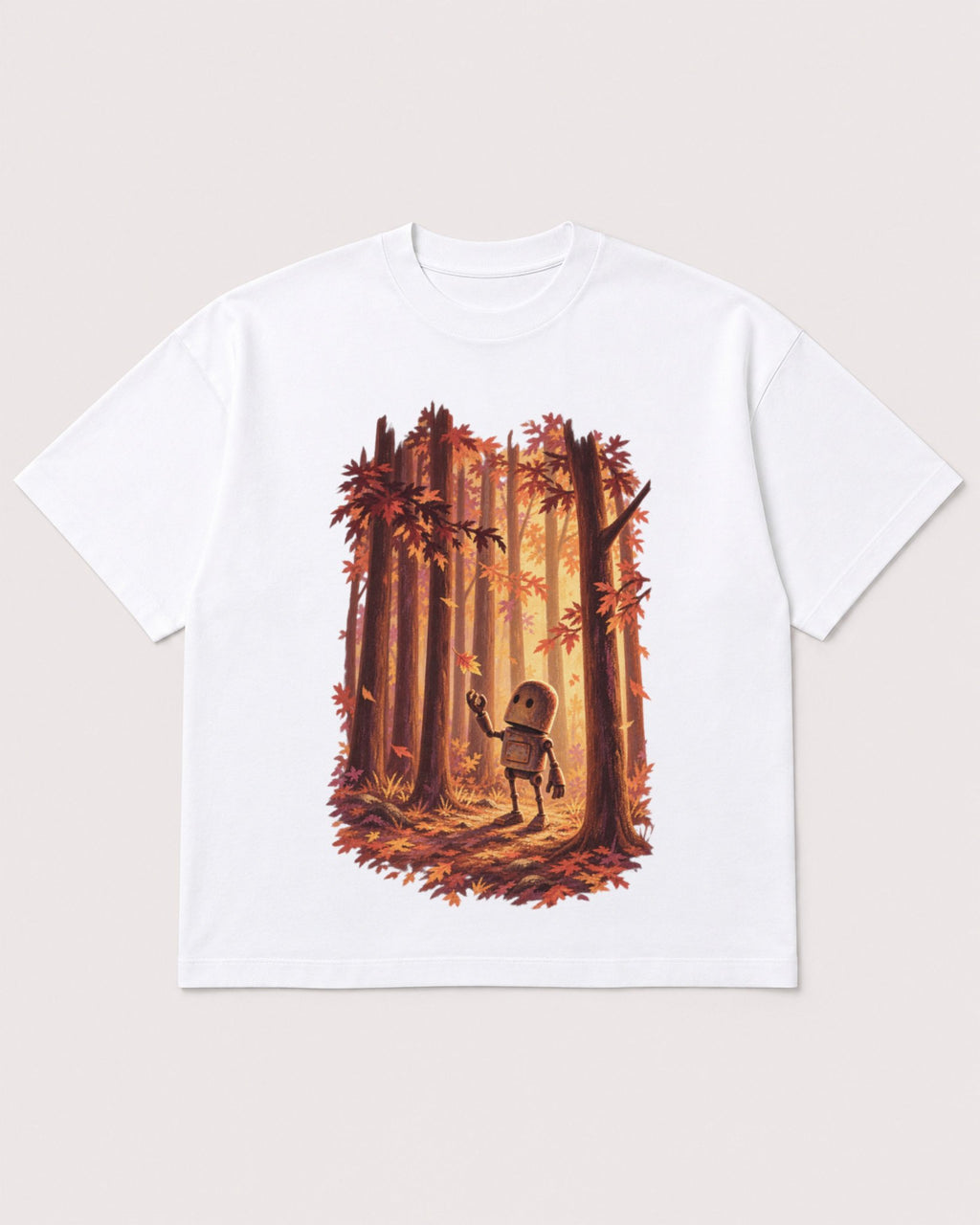Mockup Boxy Heavyweight Tee White product