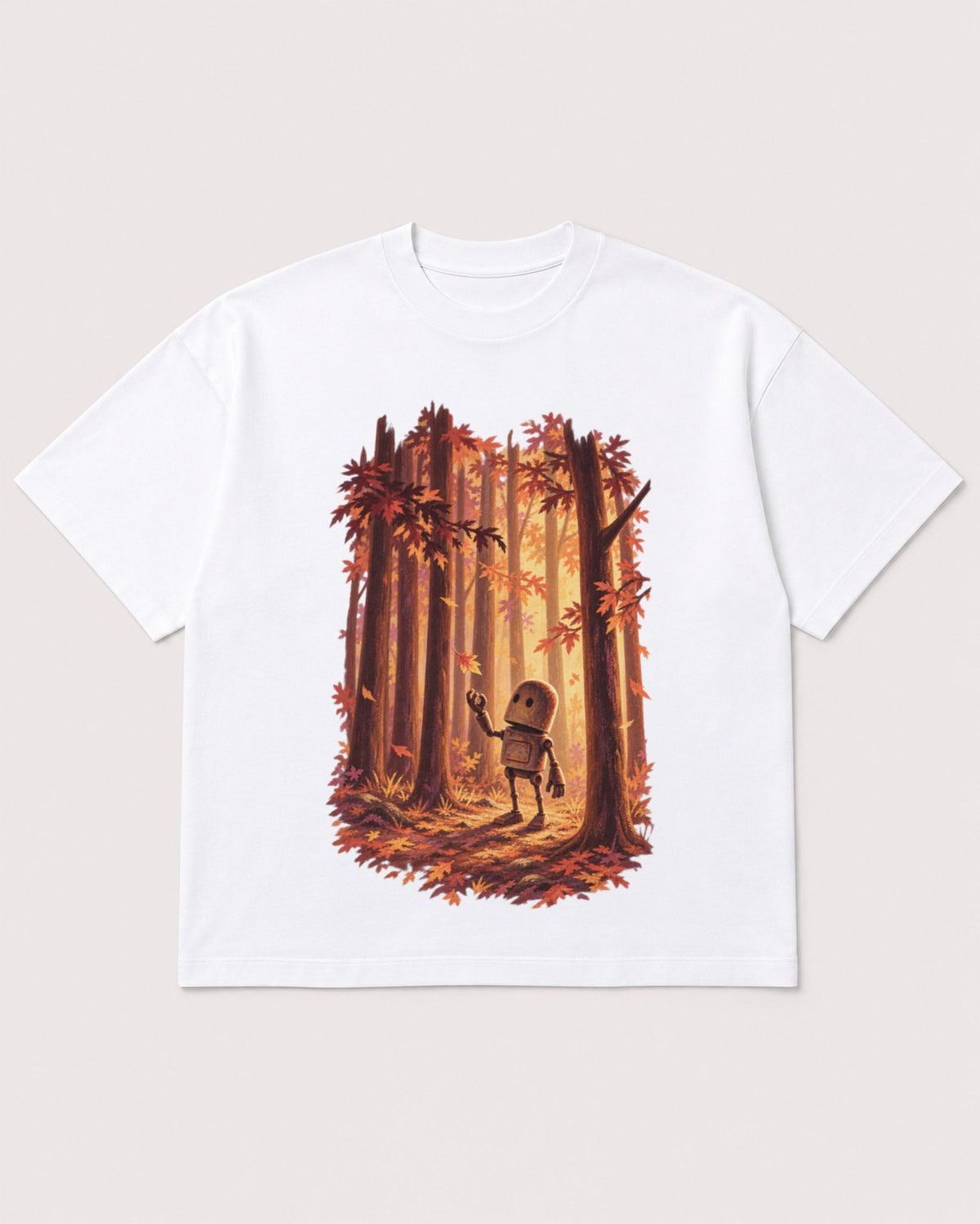 Mockup Boxy Heavyweight Tee White product