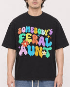Mockup Boxy Heavyweight Tee Black male close-up 03