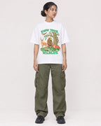 Mockup Boxy Heavyweight Tee White female full-body 12