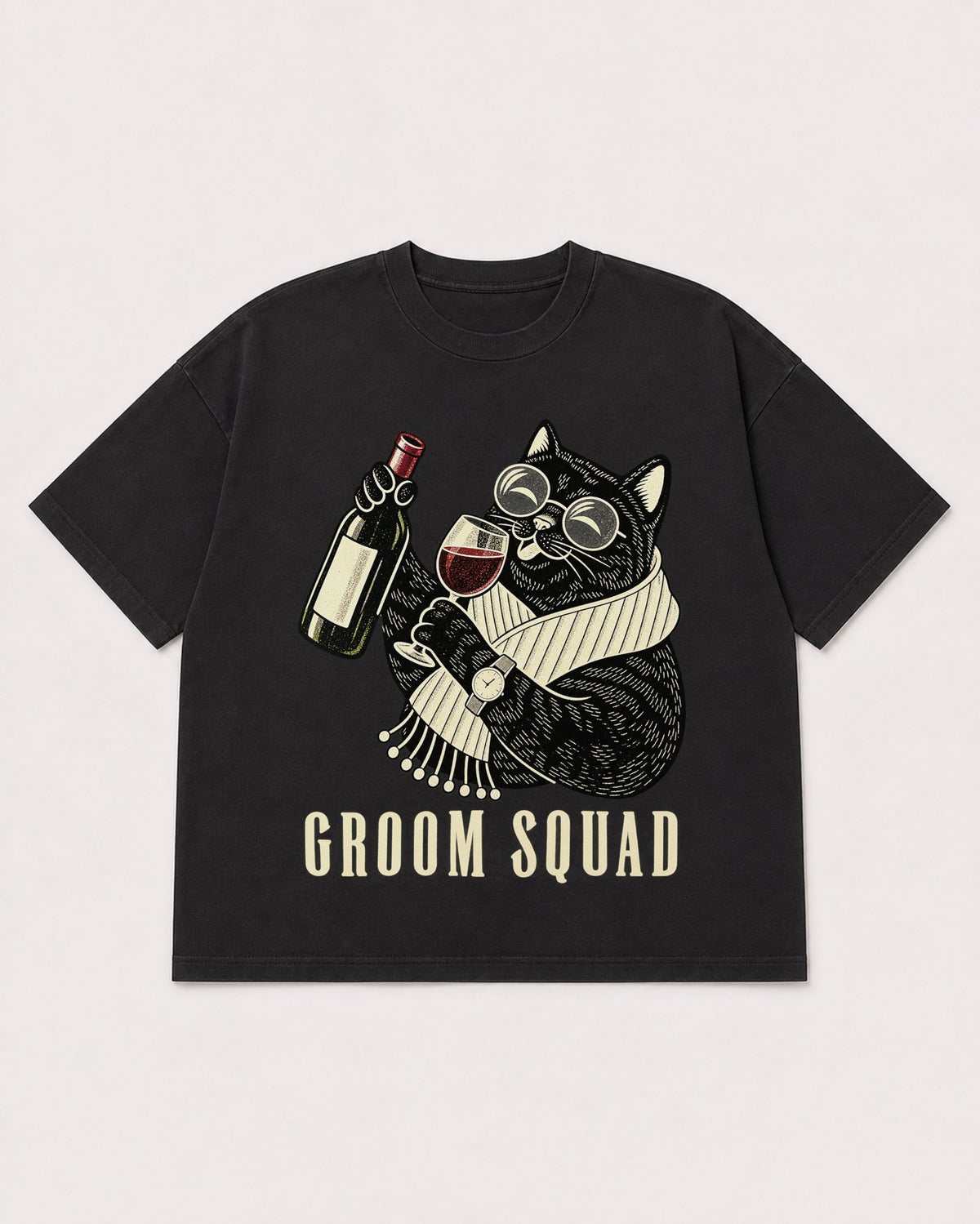 Mockup Boxy Heavyweight Tee Black product