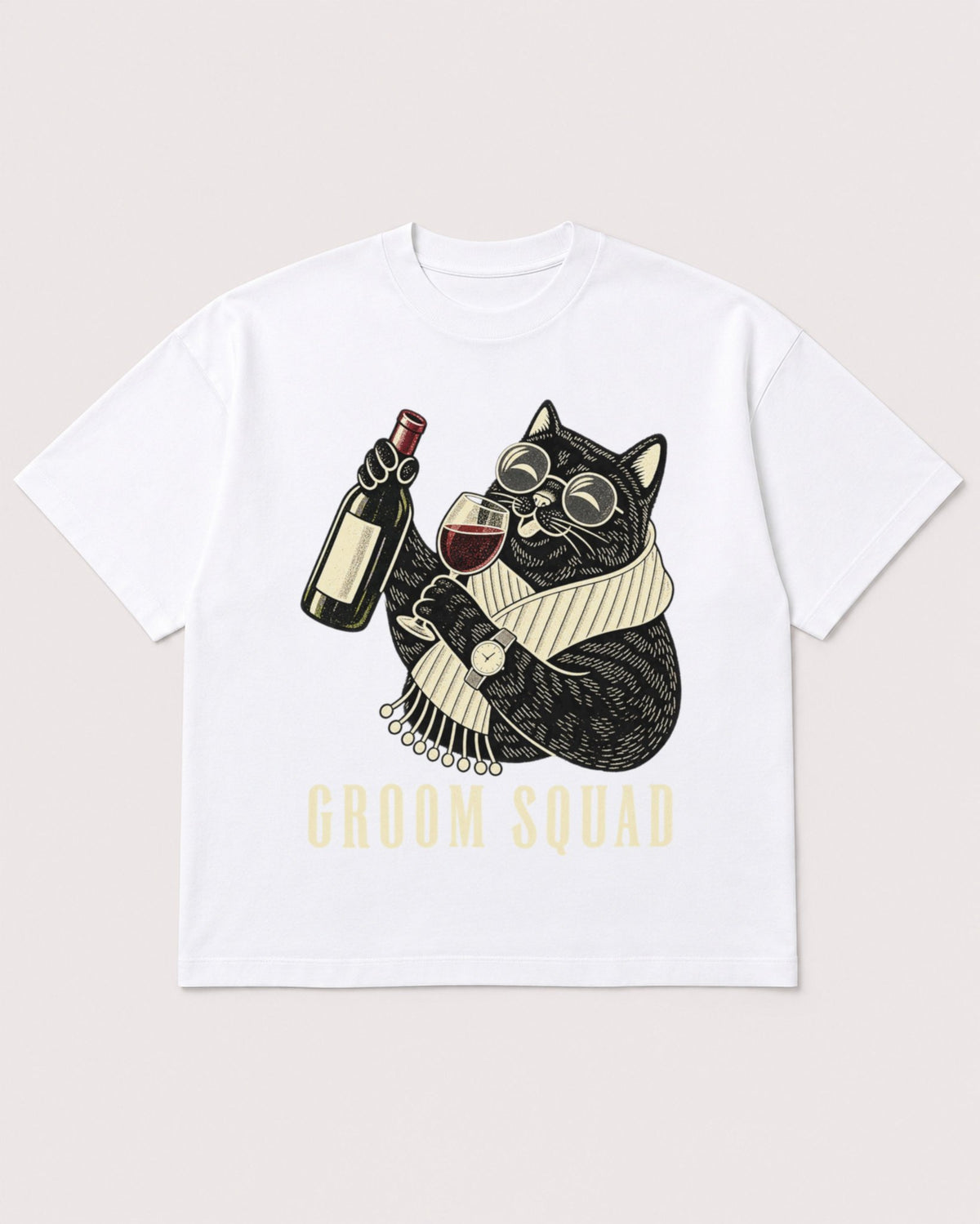 Mockup Boxy Heavyweight Tee White product