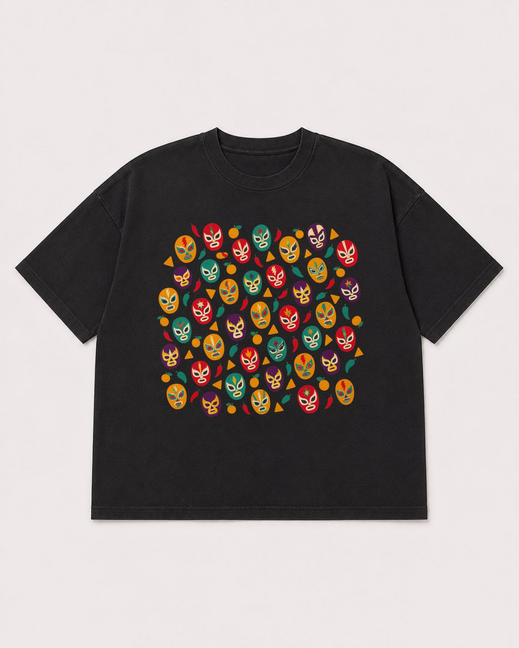 Mockup Boxy Heavyweight Tee Black product