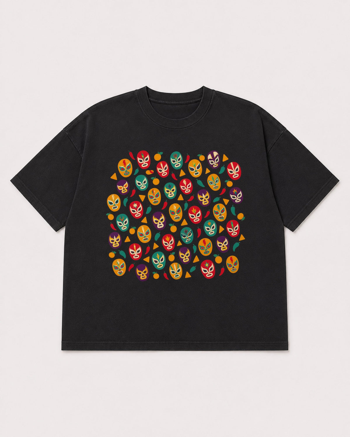 Mockup Boxy Heavyweight Tee Black product
