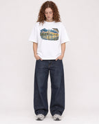 Mockup Boxy Heavyweight Tee White female full-body 09