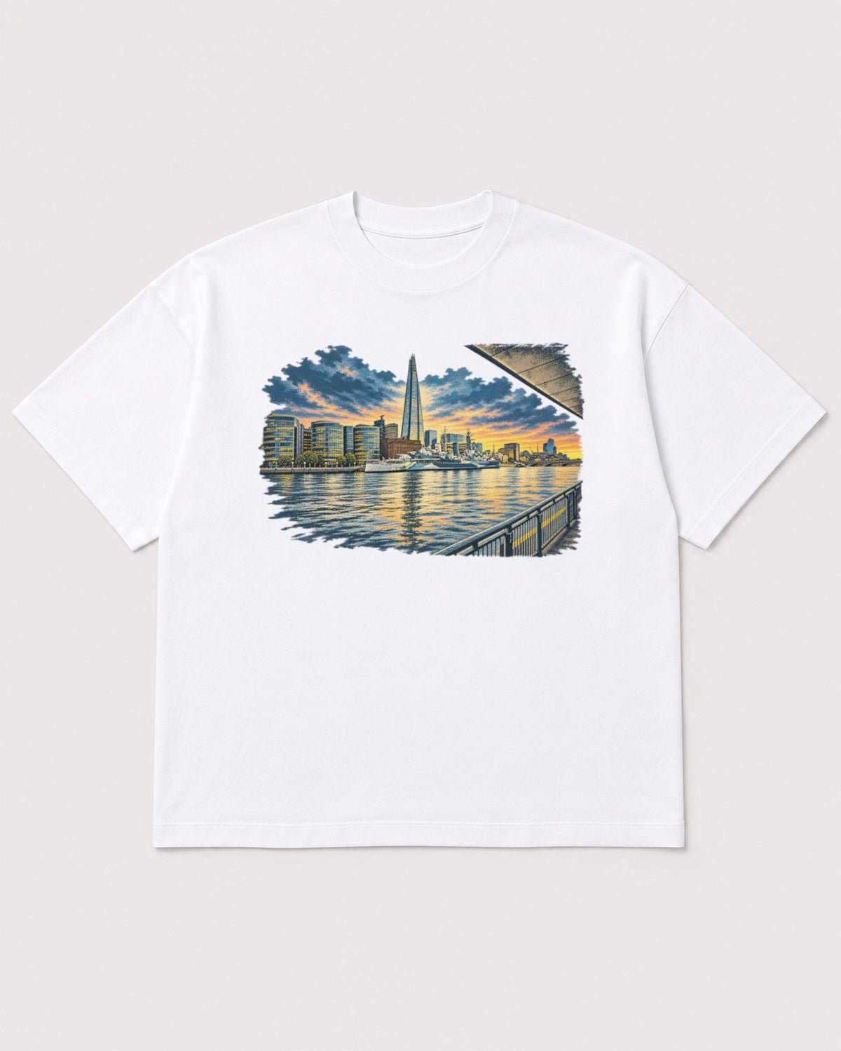 Mockup Boxy Heavyweight Tee White product