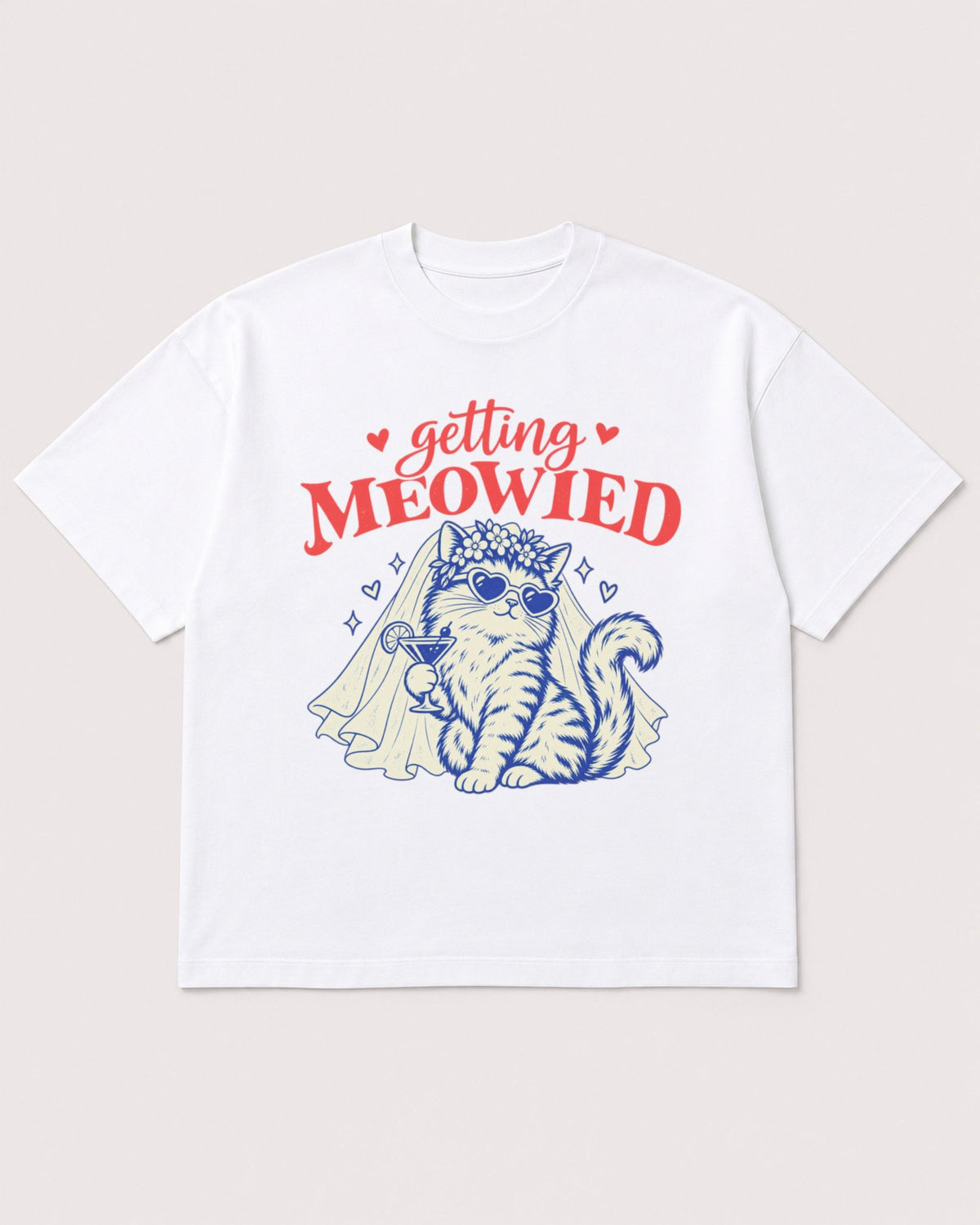 Mockup Boxy Heavyweight Tee White product