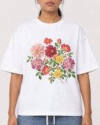 Mockup Boxy Heavyweight Tee White female close-up 16
