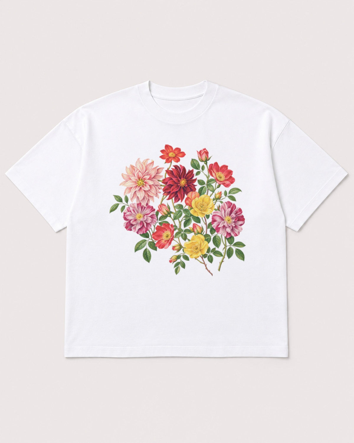 Mockup Boxy Heavyweight Tee White product