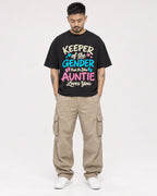 Mockup Boxy Heavyweight Tee Black male full-body 12