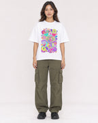 Mockup Boxy Heavyweight Tee White female full-body 02