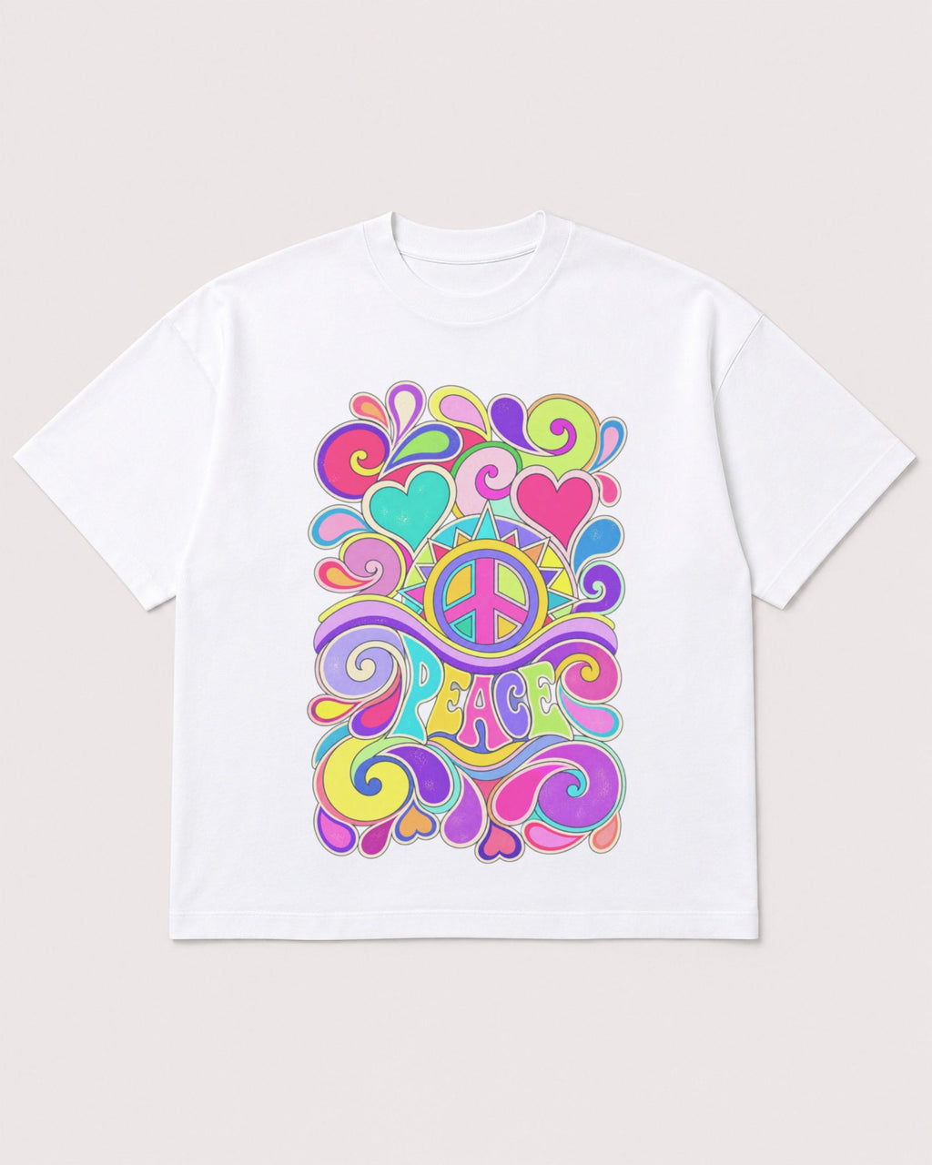 Mockup Boxy Heavyweight Tee White product
