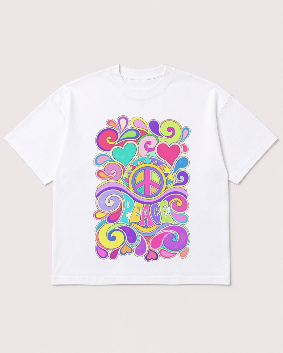 Mockup Boxy Heavyweight Tee White product