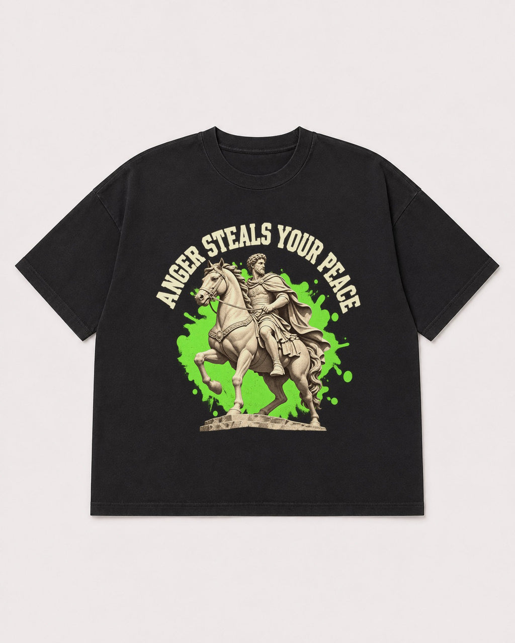 Mockup Boxy Heavyweight Tee Black product