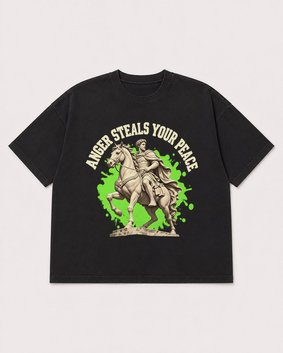 Mockup Boxy Heavyweight Tee Black product
