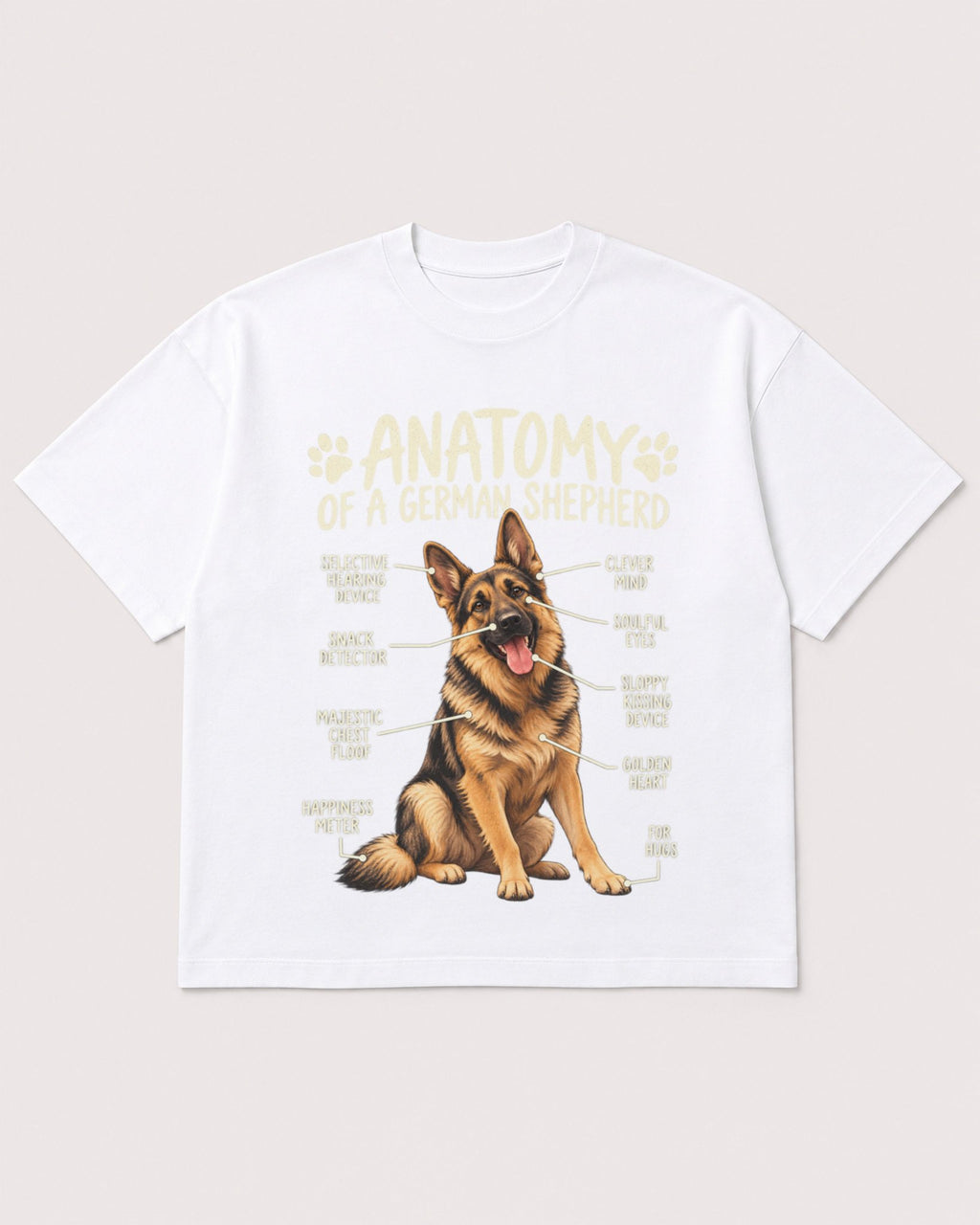 Mockup Boxy Heavyweight Tee White product