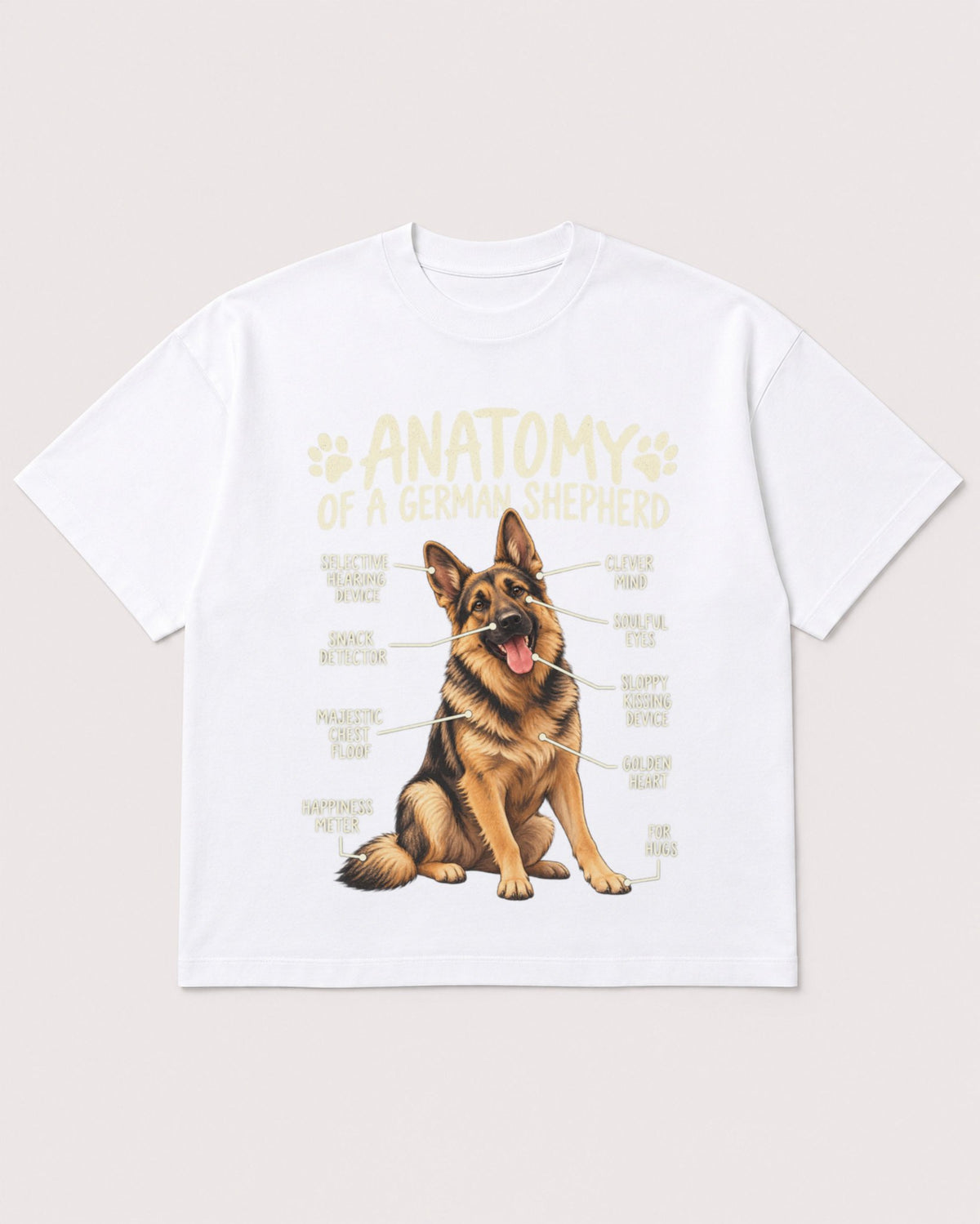 Mockup Boxy Heavyweight Tee White product