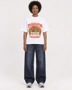 Mockup Boxy Heavyweight Tee White female full-body 14