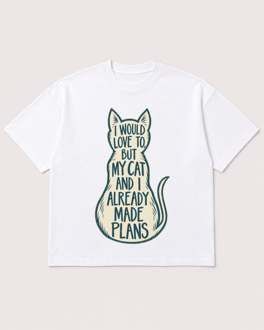 Mockup Boxy Heavyweight Tee White product