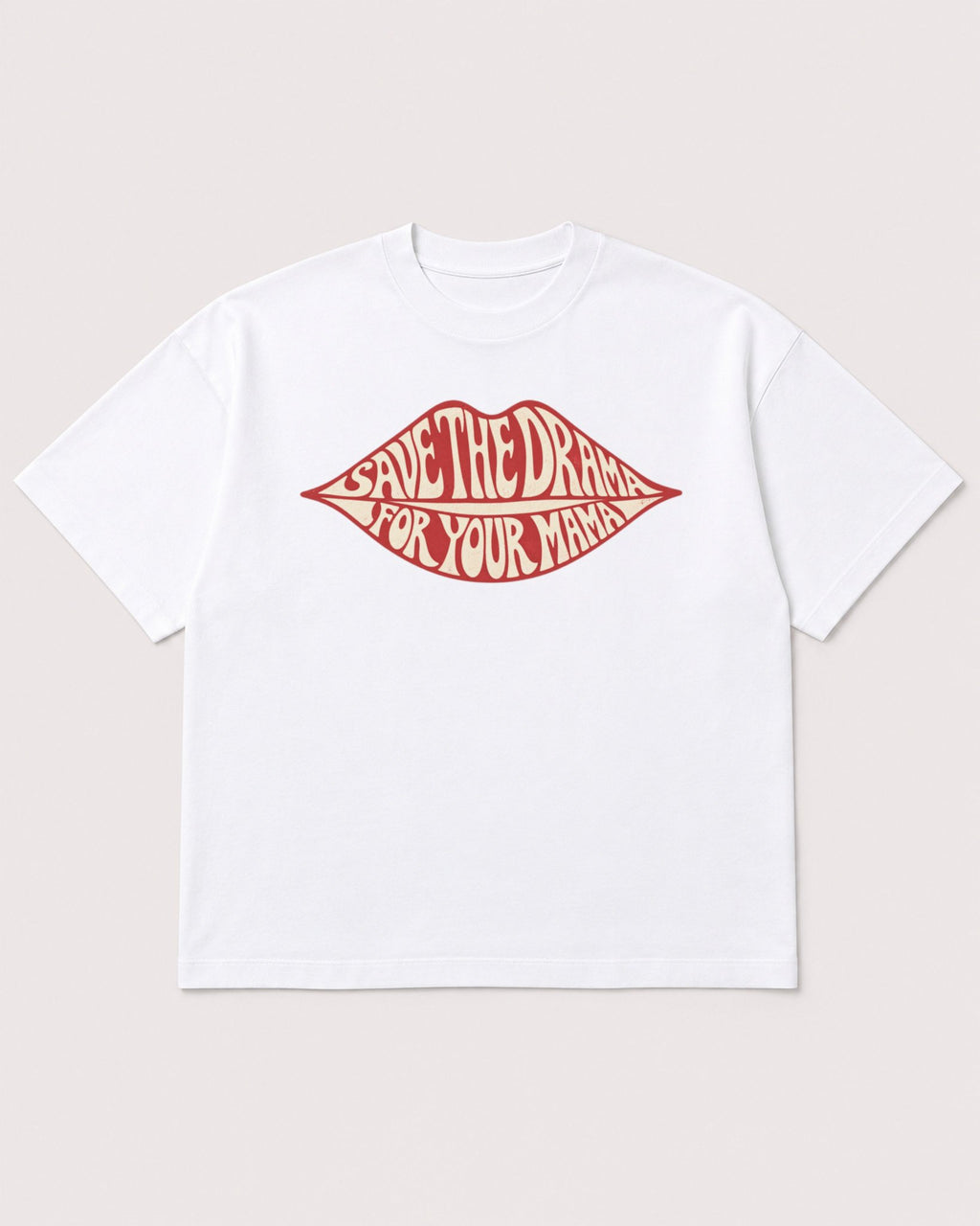 Mockup Boxy Heavyweight Tee White product