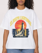 Mockup Boxy Heavyweight Tee White female close-up 05