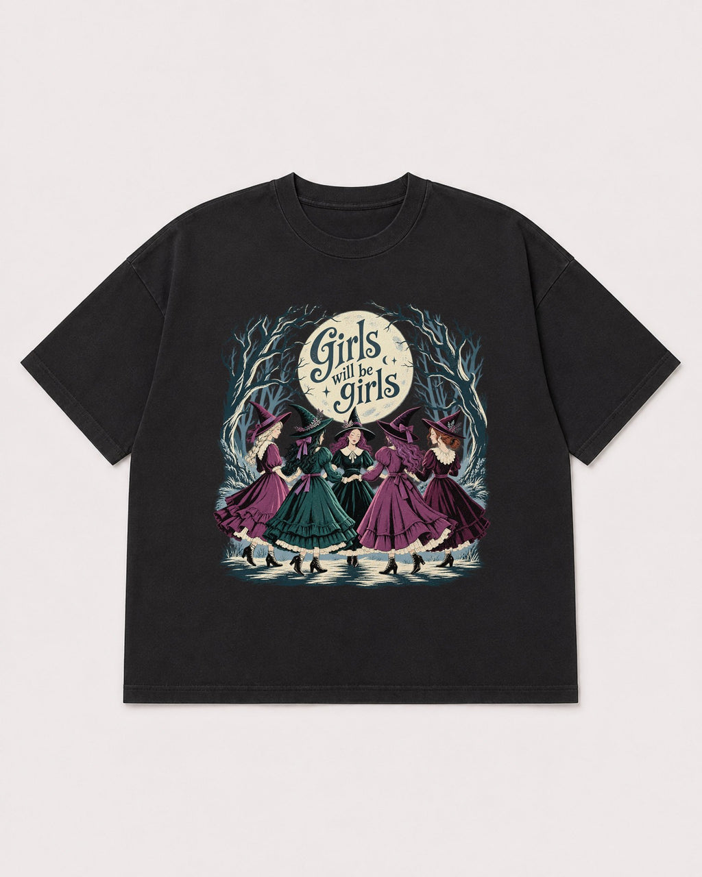 Mockup Boxy Heavyweight Tee Black product