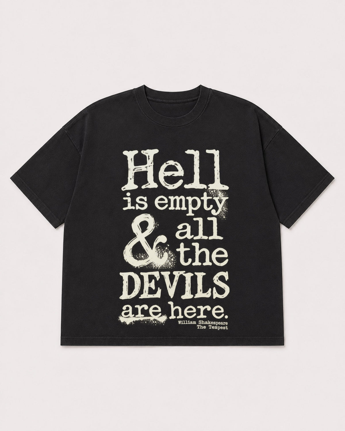 Mockup Boxy Heavyweight Tee Black product