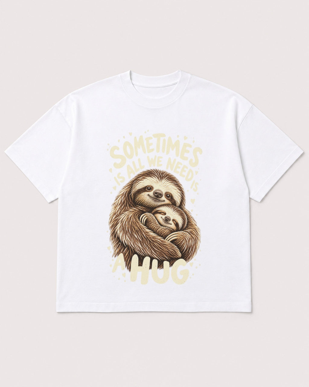 Mockup Boxy Heavyweight Tee White product