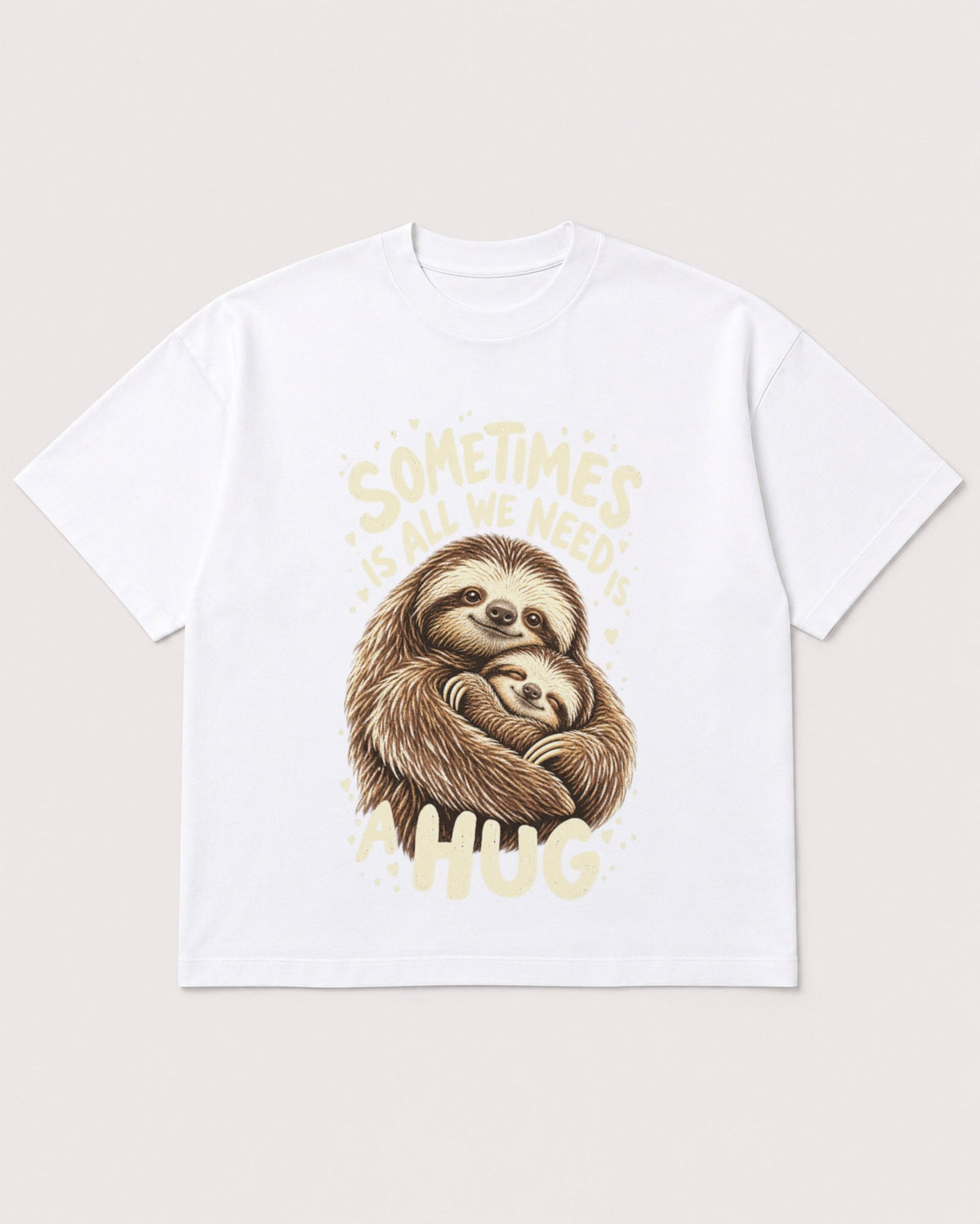 Mockup Boxy Heavyweight Tee White product