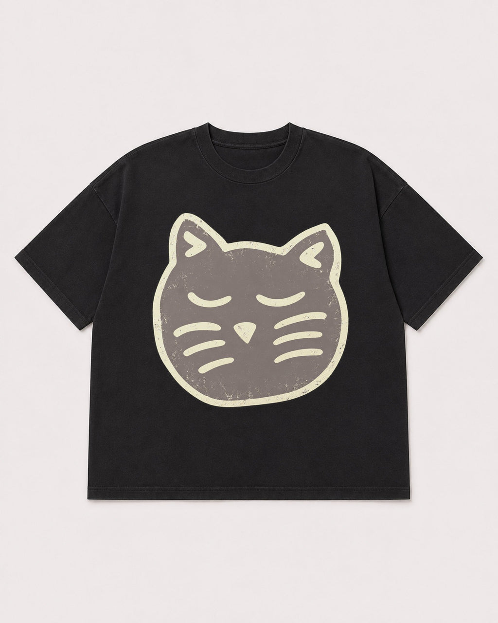 Mockup Boxy Heavyweight Tee Black product
