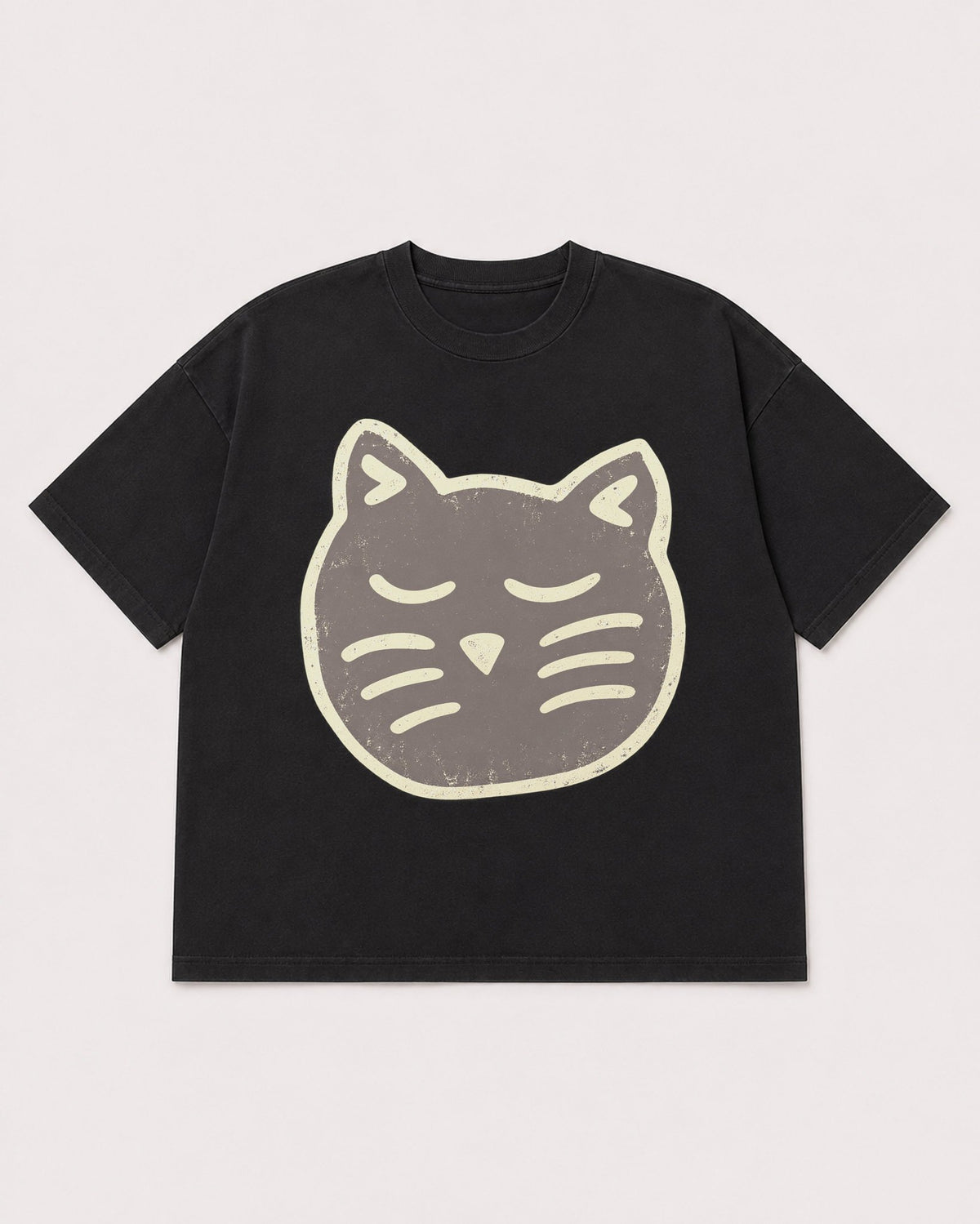 Mockup Boxy Heavyweight Tee Black product