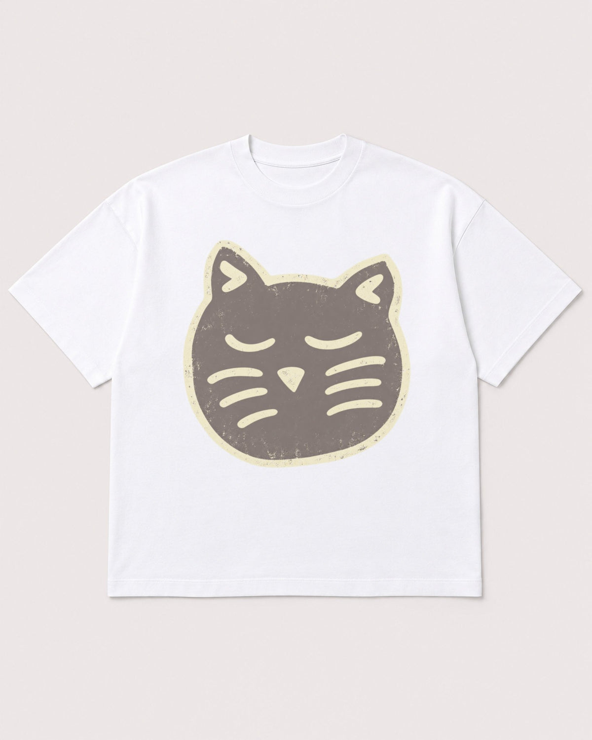 Mockup Boxy Heavyweight Tee White product