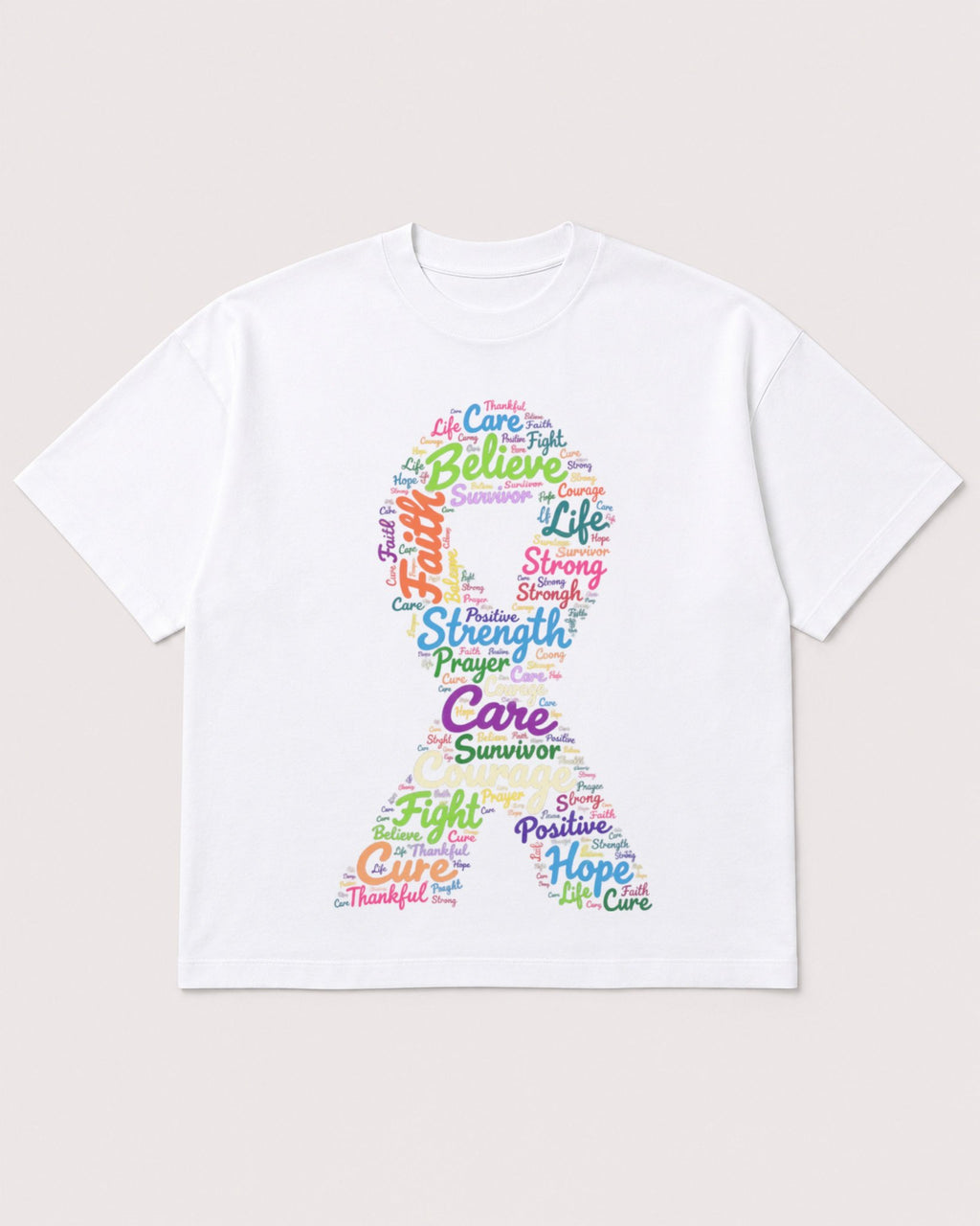 Mockup Boxy Heavyweight Tee White product