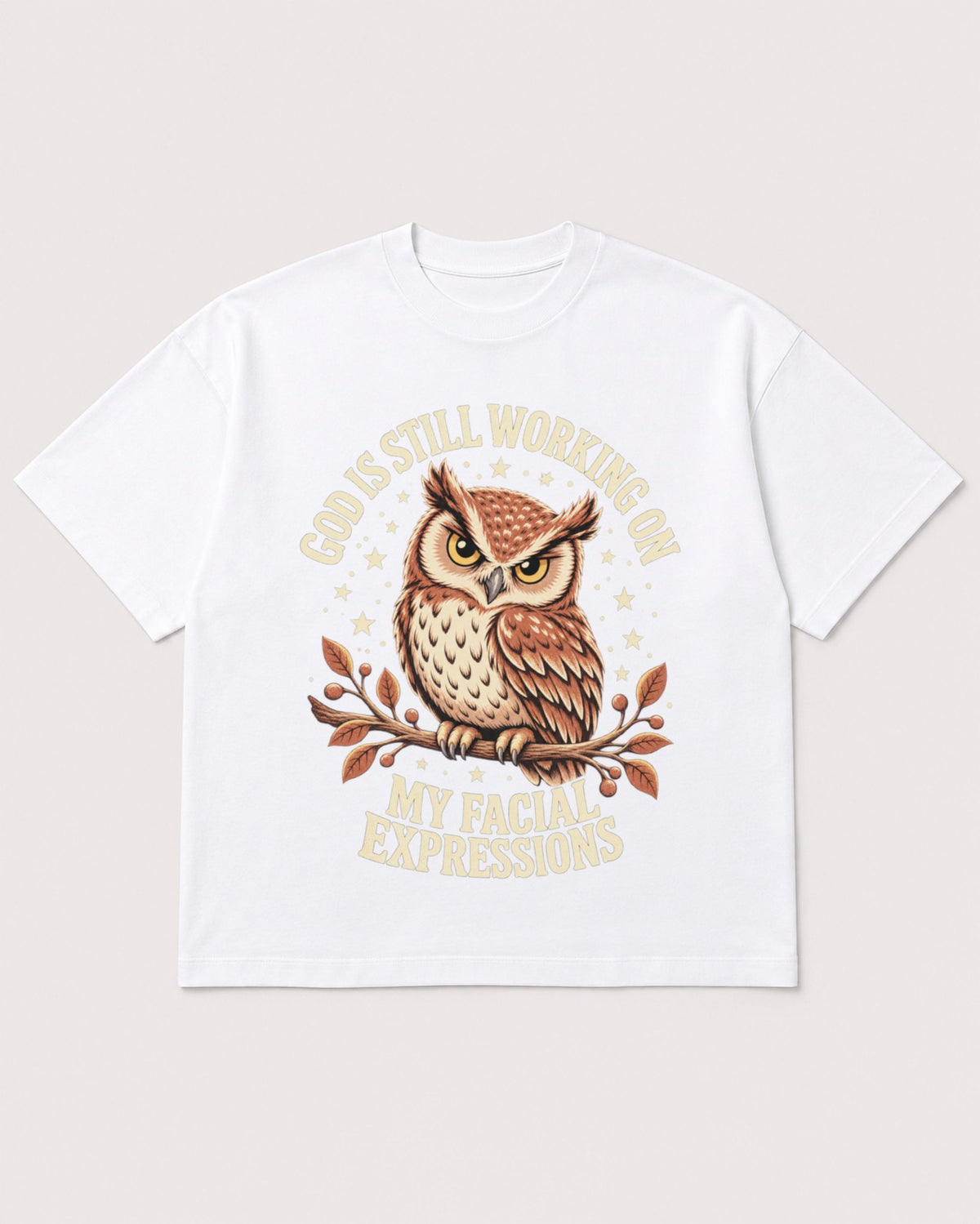 Mockup Boxy Heavyweight Tee White product