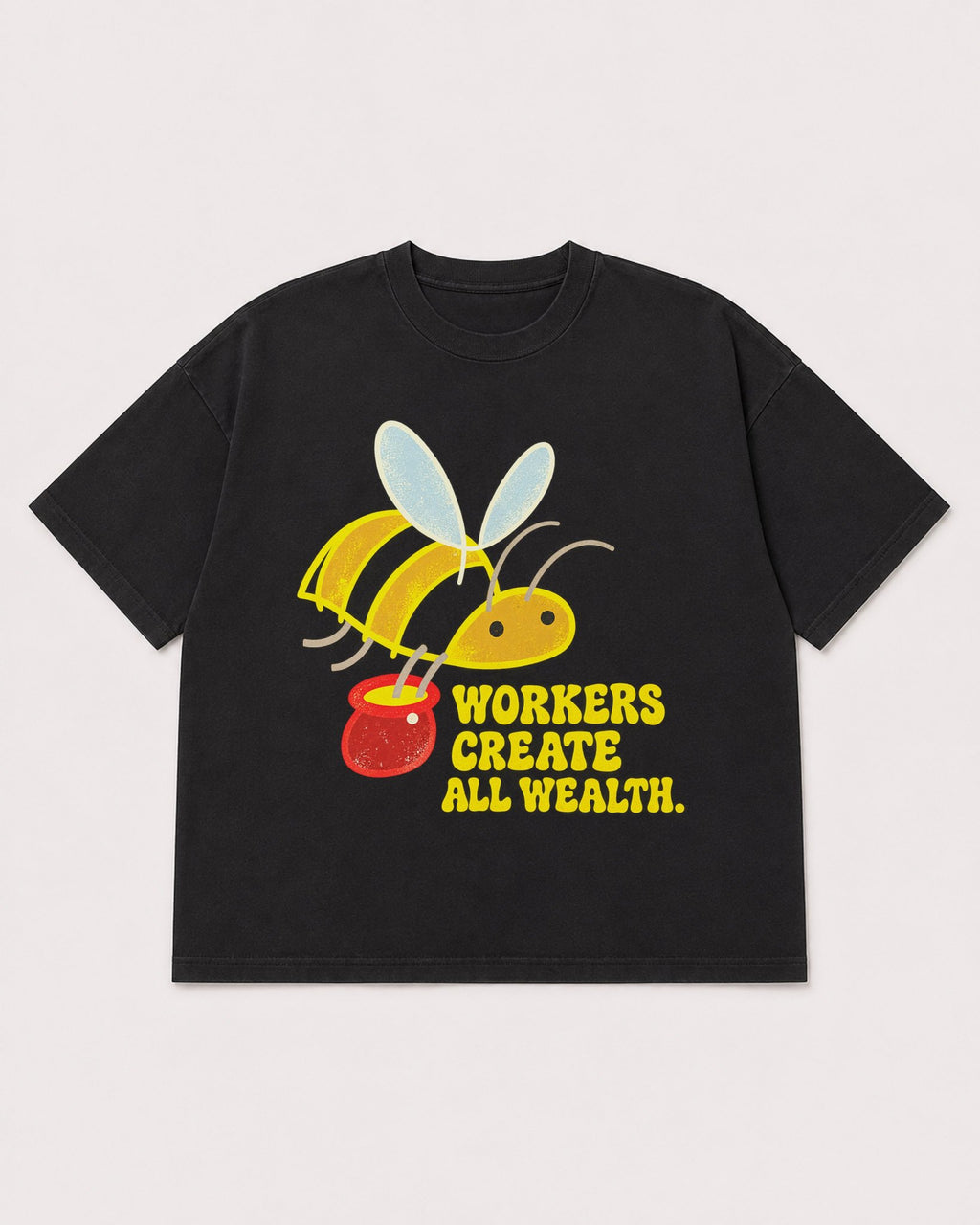 Mockup Boxy Heavyweight Tee Black product