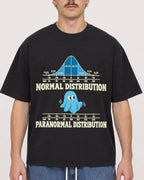 Mockup Boxy Heavyweight Tee Black male close-up 19