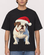 Mockup Boxy Heavyweight Tee Black male close-up 06