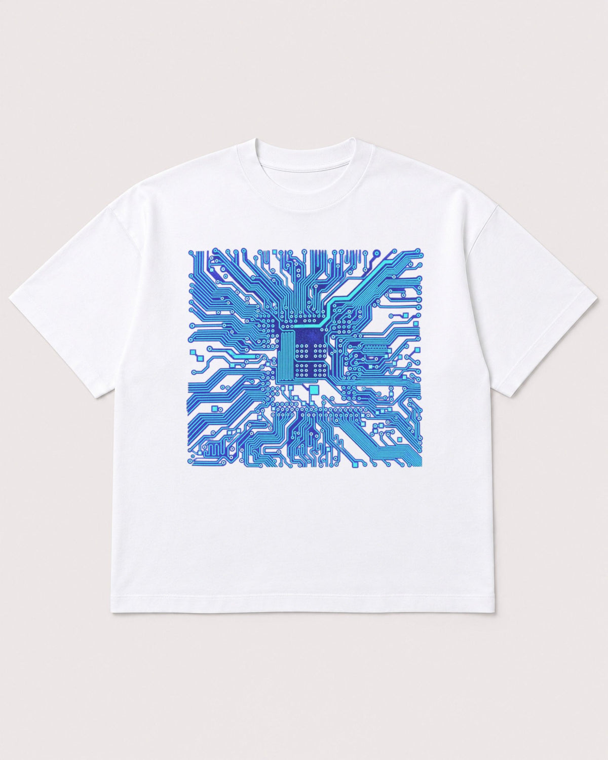 Mockup Boxy Heavyweight Tee White product