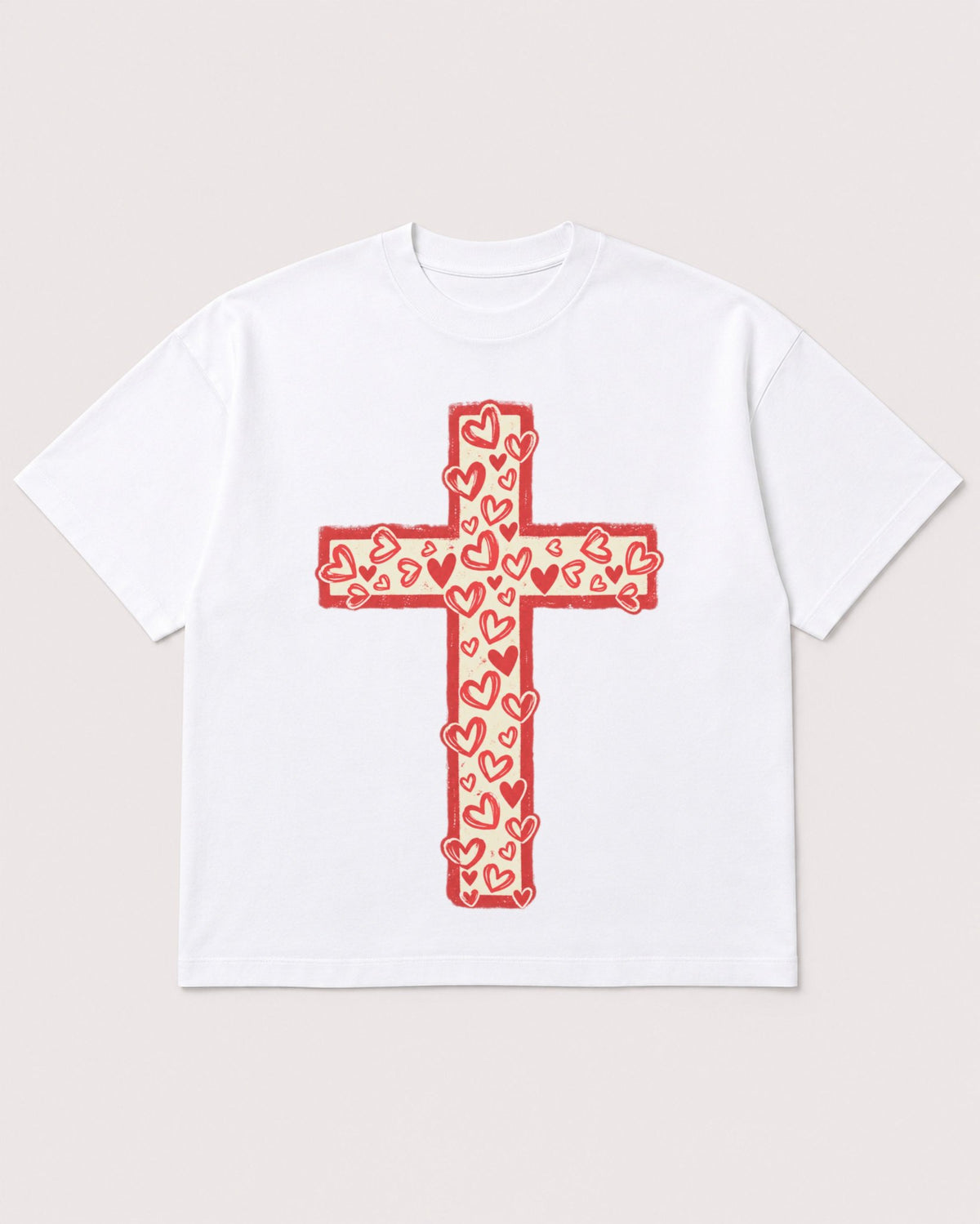 Mockup Boxy Heavyweight Tee White product