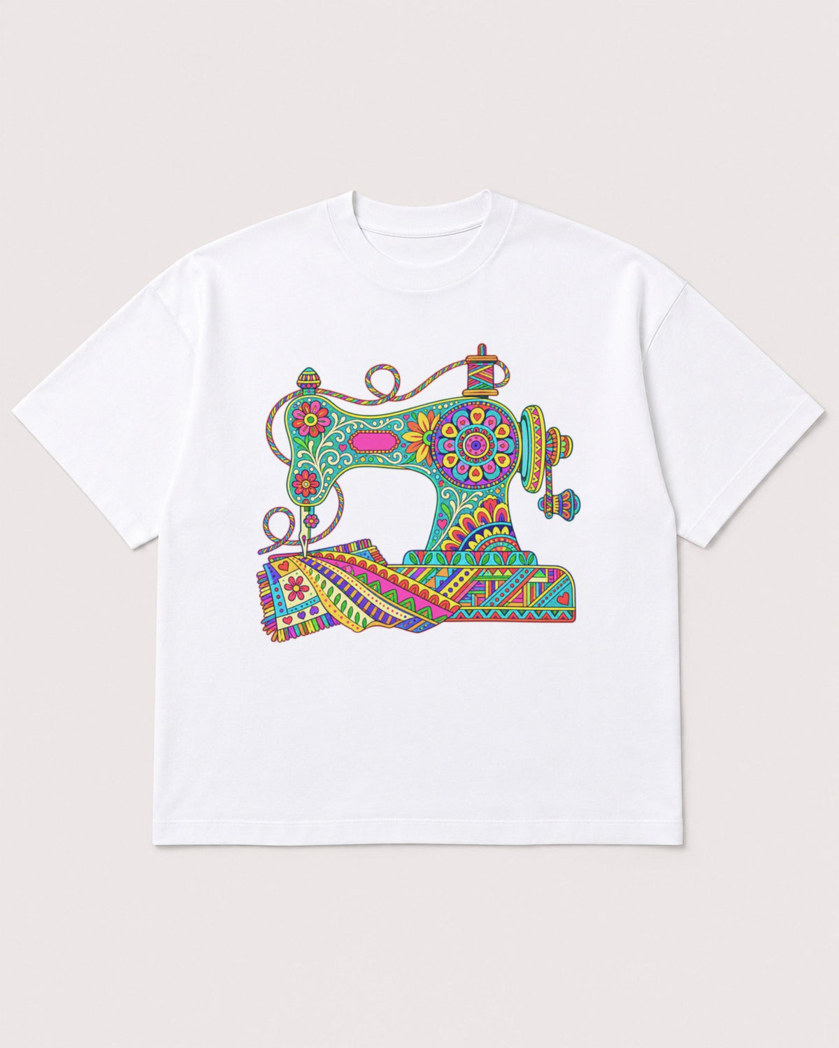 Mockup Boxy Heavyweight Tee White product