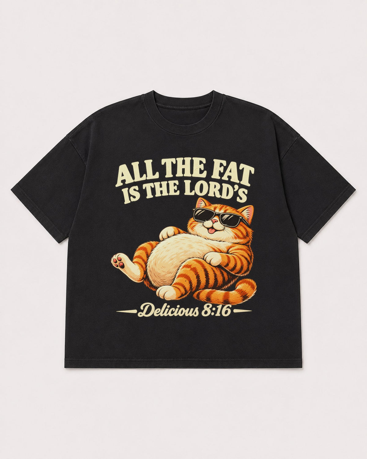 Mockup Boxy Heavyweight Tee Black product