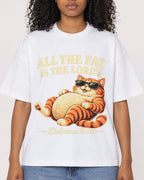 Mockup Boxy Heavyweight Tee White female close-up 05